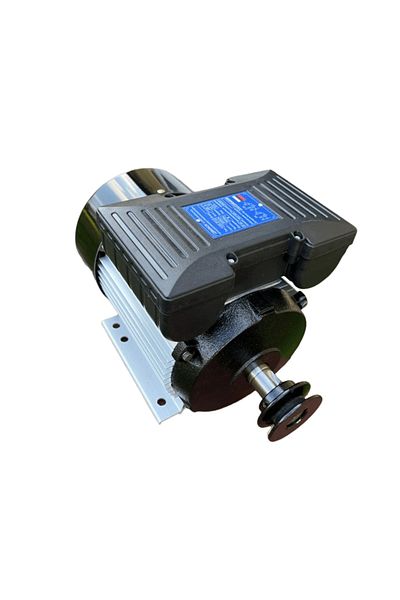 COBI SMART® Motor electric monofazat RUSHAT, 2.2 kW, bobinaj cupru, 2 condensatori, fulie otel inclusa