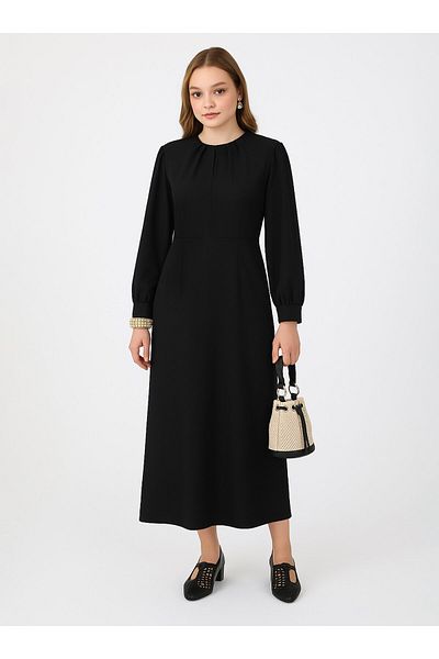 ALİA Plus Size Dress - Black - Alia