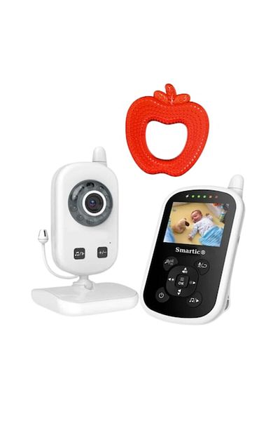 SMARTIC Baby Monitor Video pentru bebelusi Smartic® - UU24, Display LCD 2.4 inch, Night Vision Automat