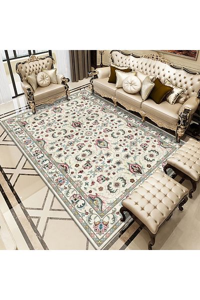 sharpdo Home Decoration Area Imitation Cashmere Carpet, Suitable for Bedroom, Living Room, Sofa
