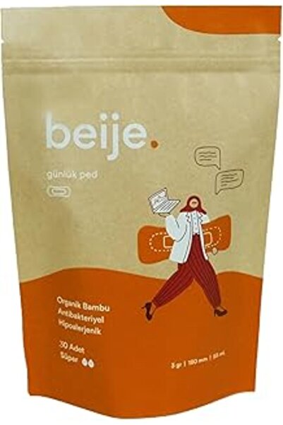 Genel Markalar Beije Organik Bambu Süper Günlük Ped 30'lu