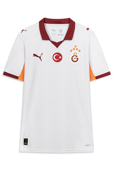 Puma Galatasaray Puma 5 Star New Season 2025/2026 White Away Home Jersey