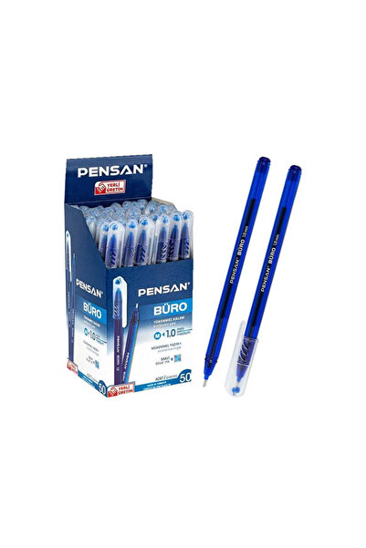 Pensan Ballpoint Pen 50 Pack Blue