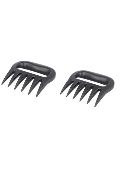 JES Collection Set of 2 meat and vegetable claws jes Collection, 11 x 10.5 x 2.5 cm, plastic, black