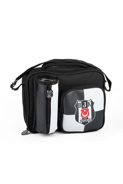 Beşiktaş Beşiktaş Officially Licensed Bjk 1903 Logo Patterned Artificial Leather 3 Compartment Lunch Box 25362
