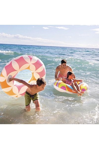 Intex Vinty Timeless Assorted Design Inflatable Tube Multicolor