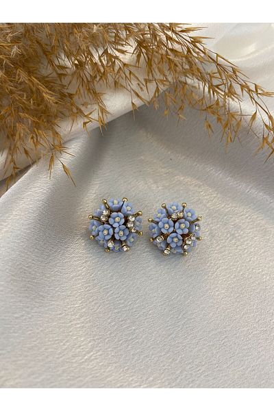 BİJUTERİX Flower Earrings