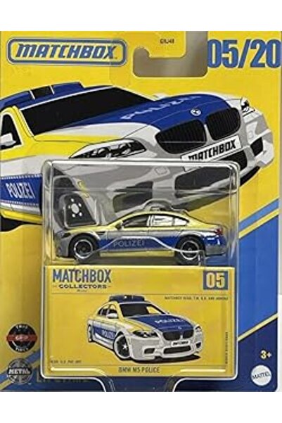 Matchbox Koleksiyon Araçlar Gbj48 - Jcl36 Bmw M5 Police