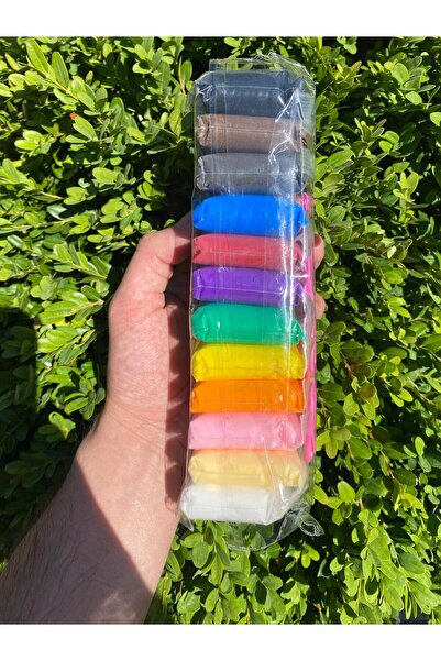 Innovate Store Havayla Kuruyan Kil Modelleme Hamuru Yumuşak Date Fikri 12'li Set (EBEŞUARLI)hava Ile Kuruyan Kil