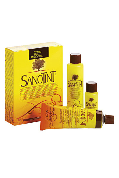 Sanotint - مجموعة صبغة الشعر الدائمة الكلاسيكية - أشقر فاتح 10 - 125 مل