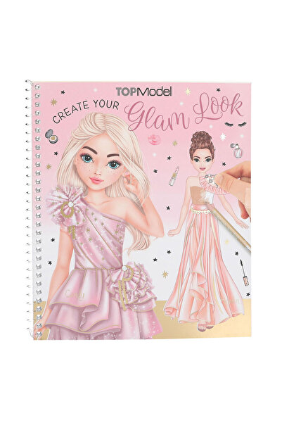 Top Model Topmodel Eye-Catching Design Coloring Book 13583
