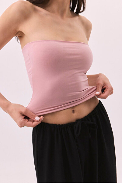 MERLİ. Strapless Double Blouse