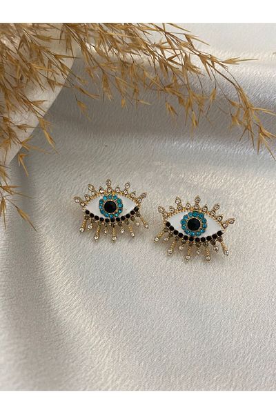 BİJUTERİX Eye Earrings