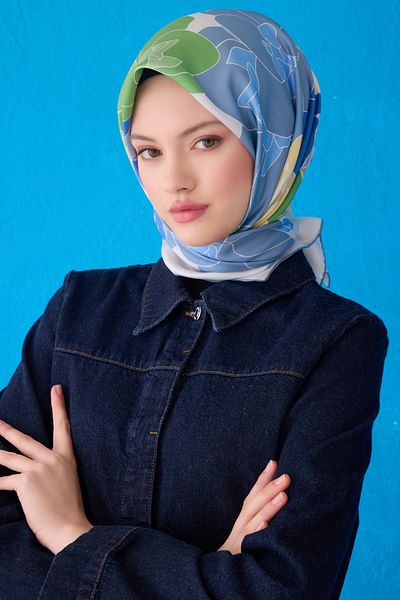 Belli Φουλάρι από ΚΑΘΑΡΟ ΜΕΤΑΞΩΤΟ 4127D (TWILL)-80