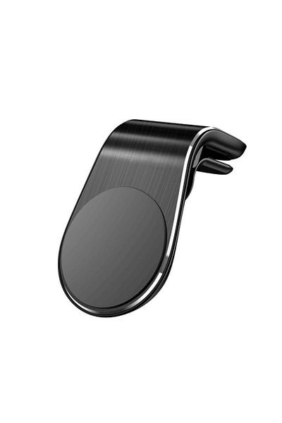 SKYDDAR INNOVATION Suport magnetic auto pentru grila de ventilație, compatibilitate universală, (S7), negru-argintiu, set cu autocolant