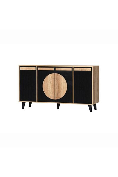 DEC9 Wooden buffet with a modern and elegant design - 160 cm