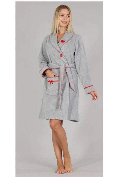 Bone Club 5325 Smoked Fleece Dressing Gown