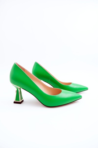 Tenau Women's Genuine Leather Heeled Shoes