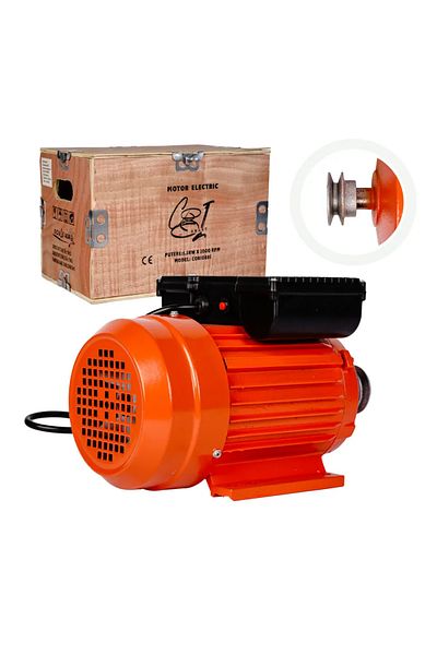 COBI SMART® Motor electric monofazat, 2.2 kW, bobinaj cupru, carcasa fonta, protectie suprasarcina, fulie 57 mm