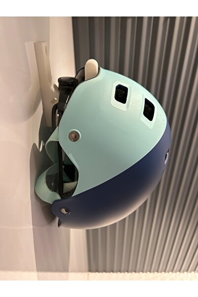 Atlas Lab Bisiklet Kask Askısı Duvar Tipi – 3d Baskı - Pla - Düzenleyici Aparat - Duvar Askılık-vida Dahil