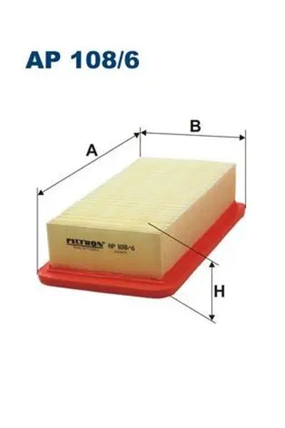 Filtron Air Filter Accent Era 1.4-1.6 Petrol 2006 - / Rio 1.4-1.6 Petrol 2006 - Compatible