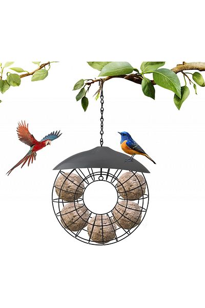 MOMSIV bird feeder, metal, black, 40 x 24 cm
