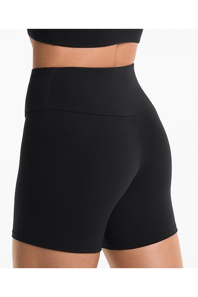 Domoda High Waist Tummy Control Stretchy Fabric, Women's Sports Leggings 10 cm Comfortlux High Rise Hot Pants