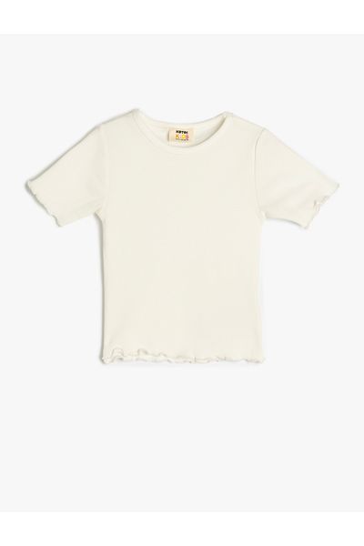 Koton New Season Crew Neck Short Sleeve Cotton Basic T-Shirt