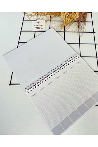 NovaNotlar A5 Haftalık Planlayıcı – Weekly Planner – Spiral Ciltli / ajanda / Not defteri / telli defter