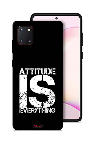 Tolwak غطاء حماية لهاتف سامسونج جالكسي نوت 10 لايت - Attitude Is Everything