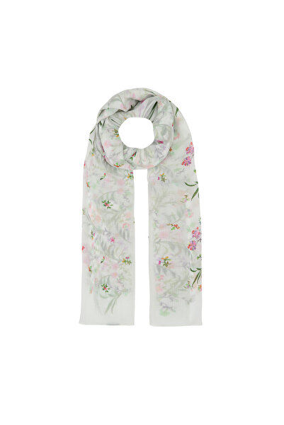 ipekevi Βαμβακερό σάλι Pearl White Daydream