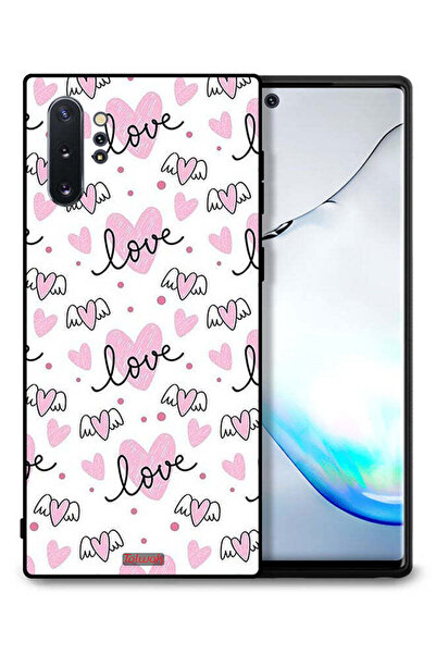 Tolwak غطاء حماية لهاتف سامسونج جالكسي نوت 10 بلس بنمط فني بنمط الحب والقلب