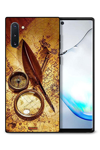 Tolwak غطاء حماية لهاتف سامسونج جالكسي نوت 10 بتصميم بوصلة عتيقة