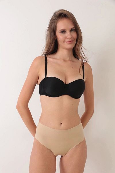 No8 Home Skin Laser Cut Low Waist Thong Corset Panties