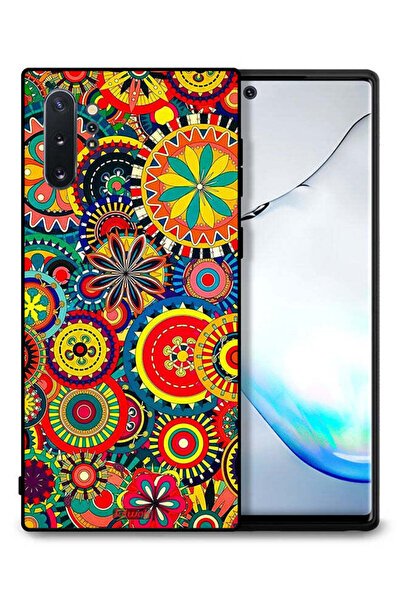 Tolwak غطاء حماية لهاتف سامسونج جالكسي نوت 10 بلس بنمط ماندالا ملون