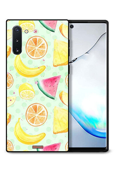 Tolwak غطاء حماية لهاتف سامسونج جالكسي نوت 10 بتصميم فن الألوان المائية والفواكه