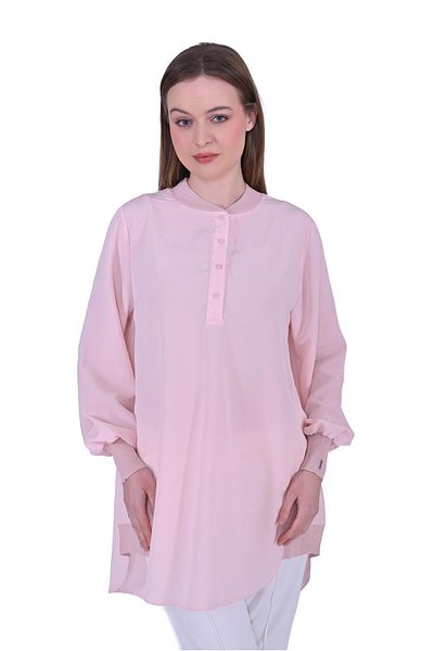 Invee Tunic with Patch Salmon