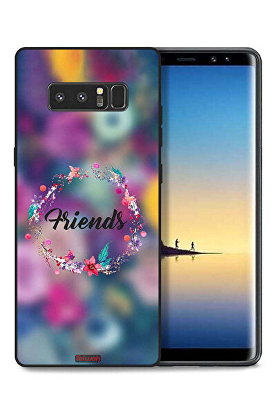 Tolwak غطاء حماية لهاتف سامسونج جالاكسي نوت 8 بتصميم خاتم "أصدقاء الزهور"