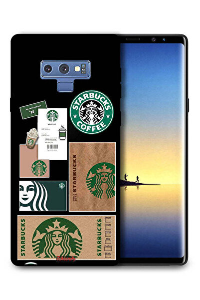 Tolwak غطاء حماية لجهاز سامسونج جالكسي نوت 9، ملصق ستاربكس