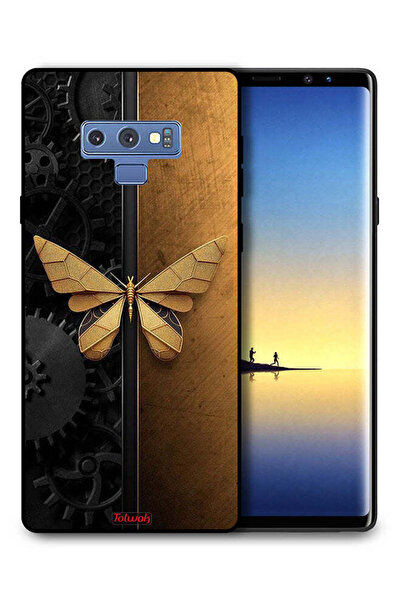 Tolwak غطاء حماية لهاتف سامسونج جالكسي نوت 9 بتصميم فراشة فولاذية