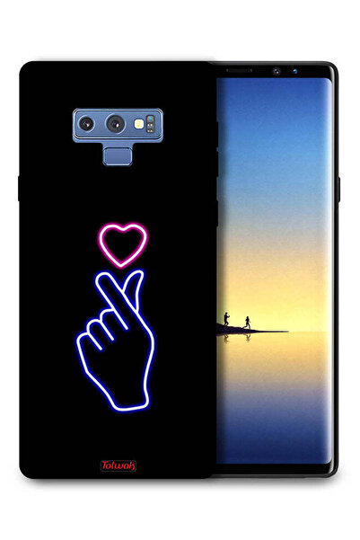 Tolwak غطاء حماية لهاتف سامسونج جالكسي نوت 9 بتصميم قلب سناب