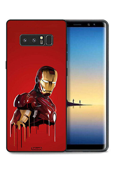 Tolwak غطاء حماية لهاتف سامسونج جالكسي نوت 8 برسومات الرجل الحديدي