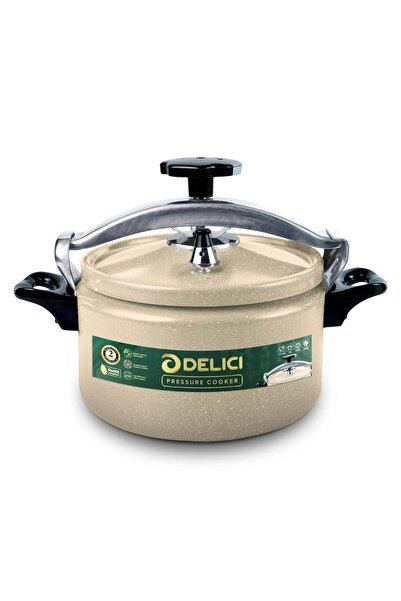 Generic DELICI Aluminium Pressure Cooker 9Ltr (DPC 9B) | Durable Aluminum Body and Lid | Fast, Efficient &