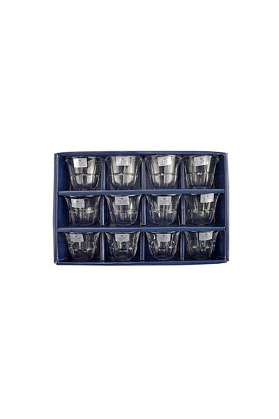 Solitaire Crystal 12-Piece Square Trudeau Cawa Cups