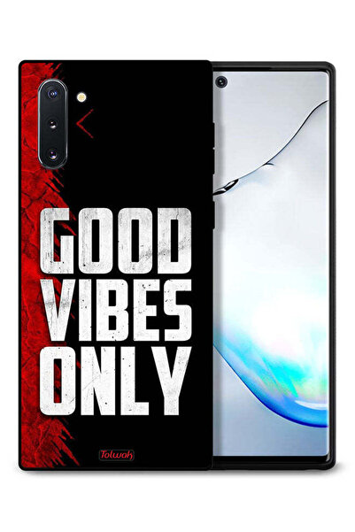 Tolwak غطاء حماية لهاتف سامسونج جالكسي نوت 10 - Good Vibes Only