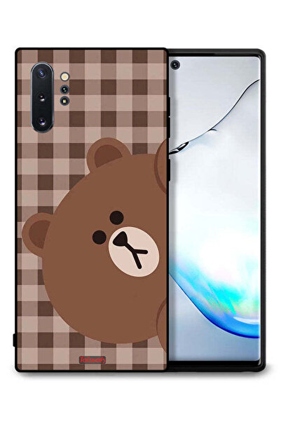 Tolwak غطاء حماية لهاتف سامسونج جالكسي نوت 10 بلس على شكل دب تيدي