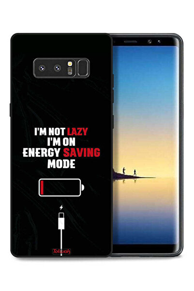 Tolwak غطاء حماية لهاتف سامسونج جالكسي نوت 8 - أنا لست كسولاً، أنا في وضع توف...