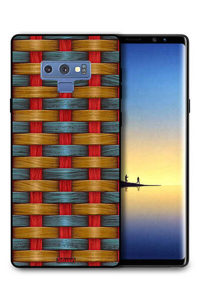 Tolwak غطاء حماية لهاتف سامسونج جالكسي نوت 9 بنمط فني مزين بشرائط