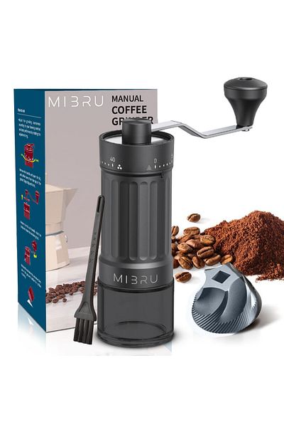 MIBRU Coffee manual grinder outside adjustments ceramic burr