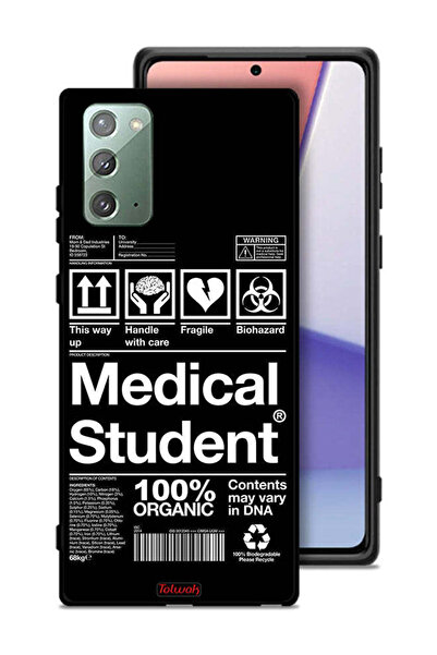 Tolwak غطاء حماية لهاتف سامسونج جالكسي نوت 20، ملصق طالب الطب